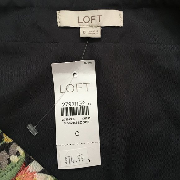 Loft Embroidered Floral Mini Skirt - Picture 5 of 6